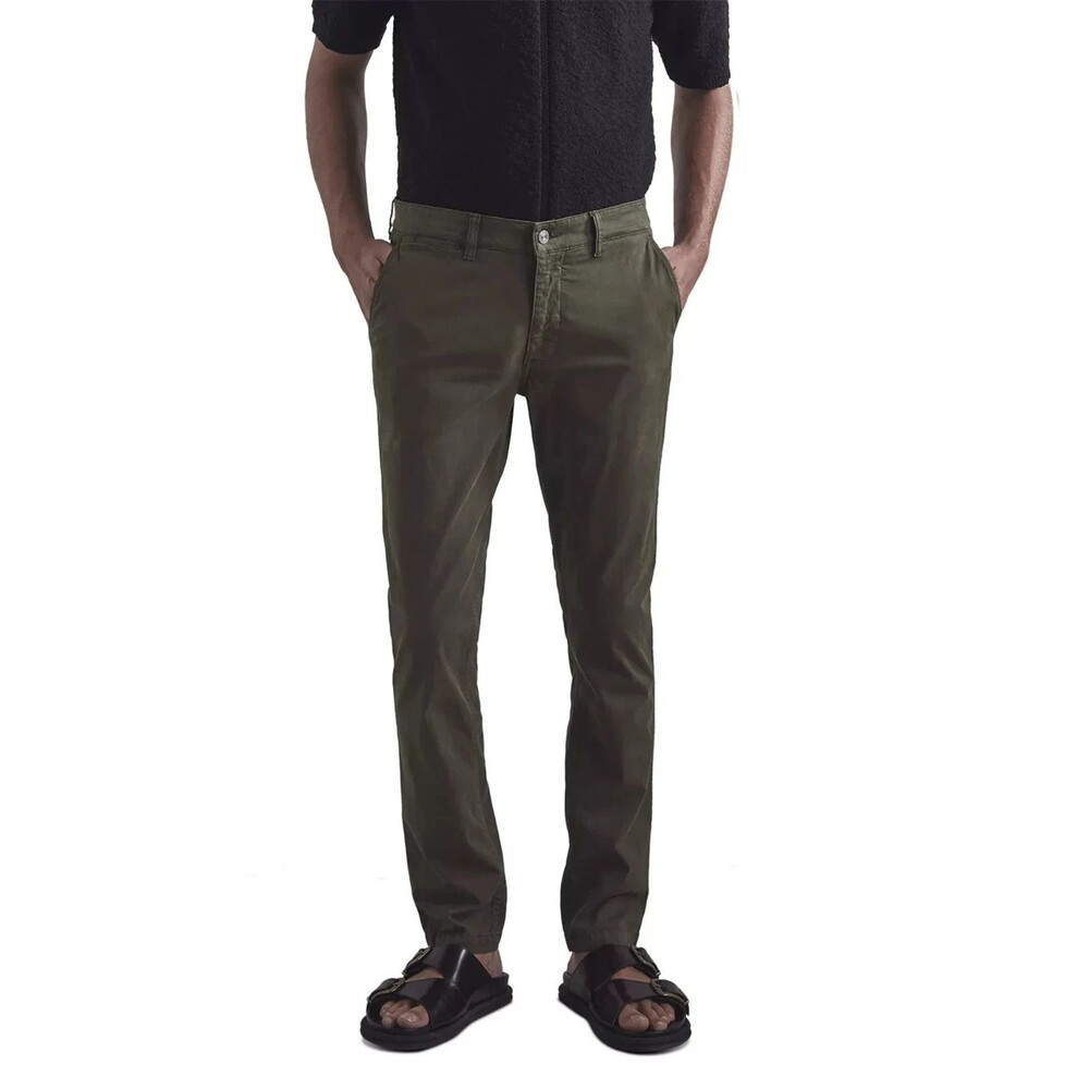 NN07 Pants Mens Size 30x32 Green Chino Straight Slim Fit MARCO in Dark Army $220